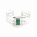 Beautiful Arizona Turquoise 18k Braceleiras de pedras preciosas em ouro